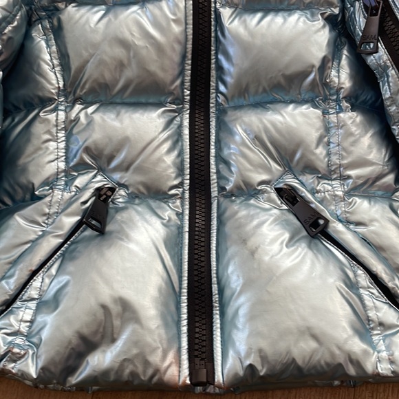 Sam Metallic Blue Freestyle Jacket Size 4 - Picture 4 of 10